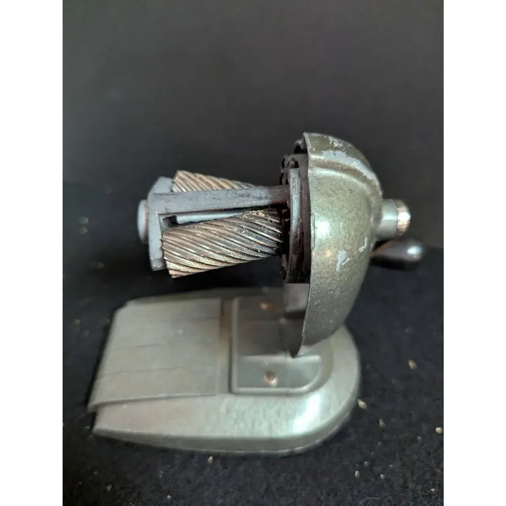 Vintage Boston Champion Portable Hand Crank Pencil Sharpener